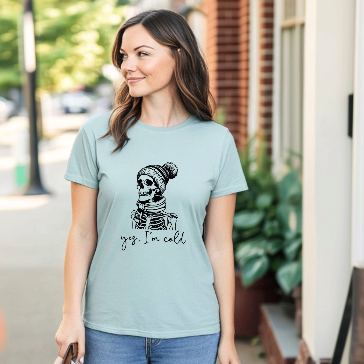 Yes, I'm Cold - Women's Crew Tee