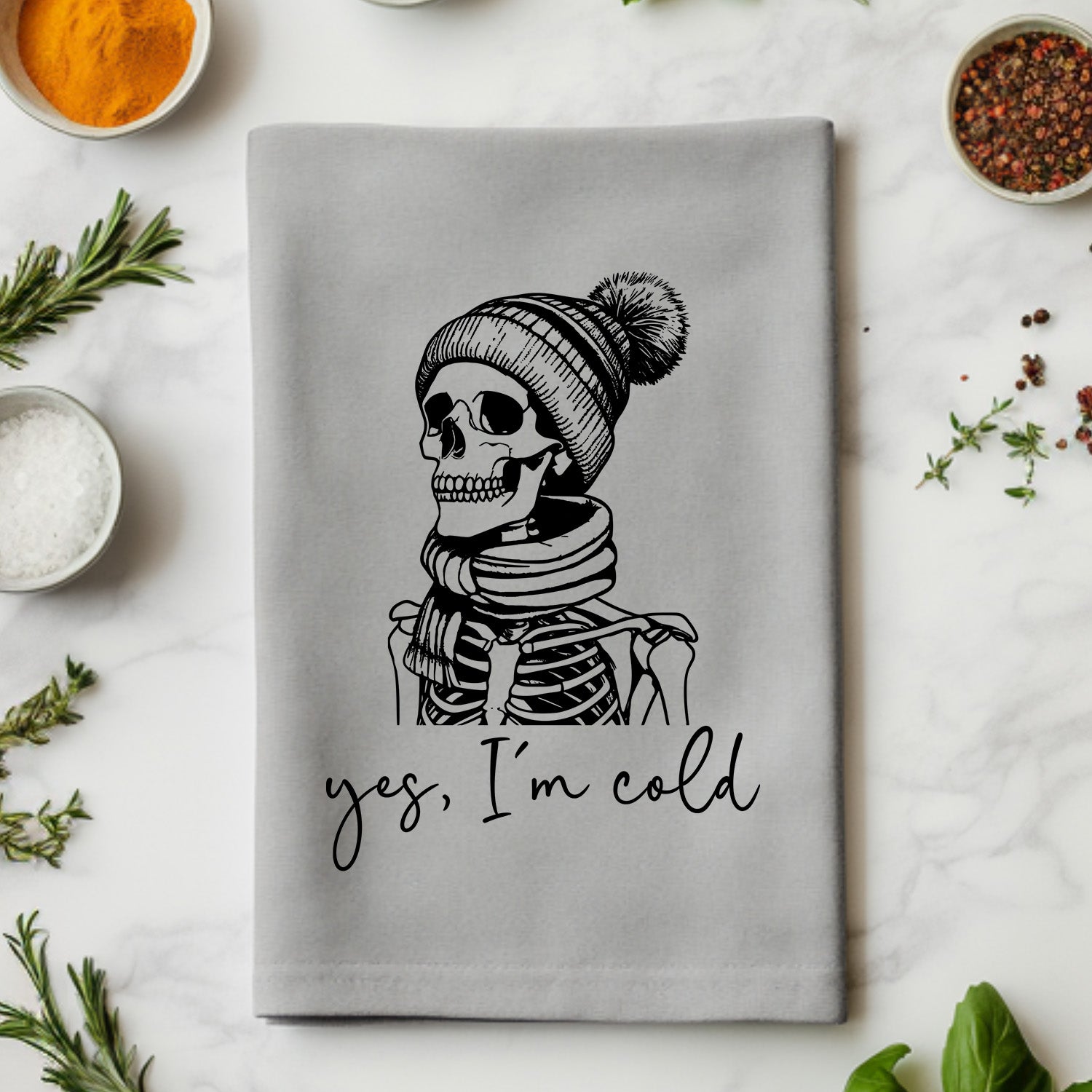 Yes, I'm Cold Kitchen Towel