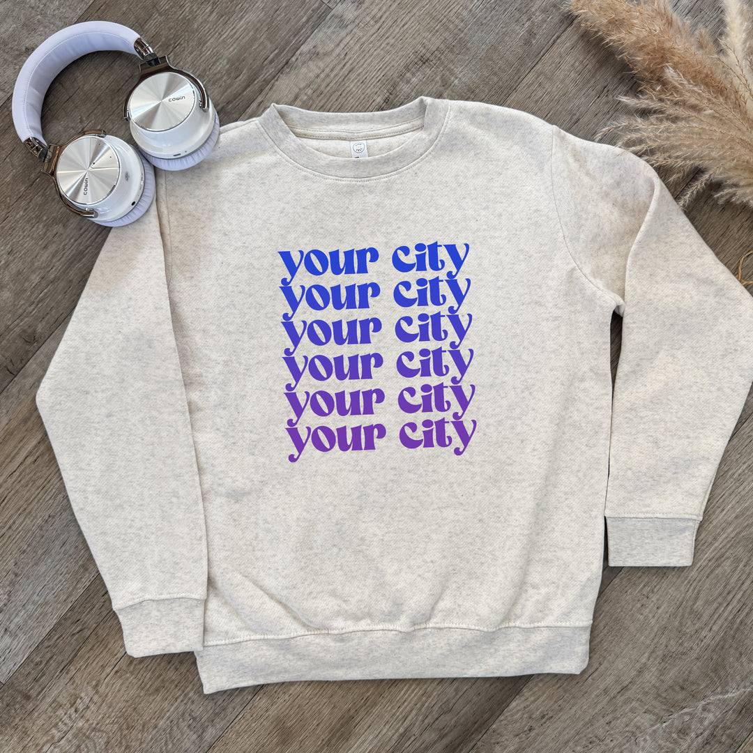 Personalize Me! Your City - Kid's Sweatshirt - Oatmeal (Custom)