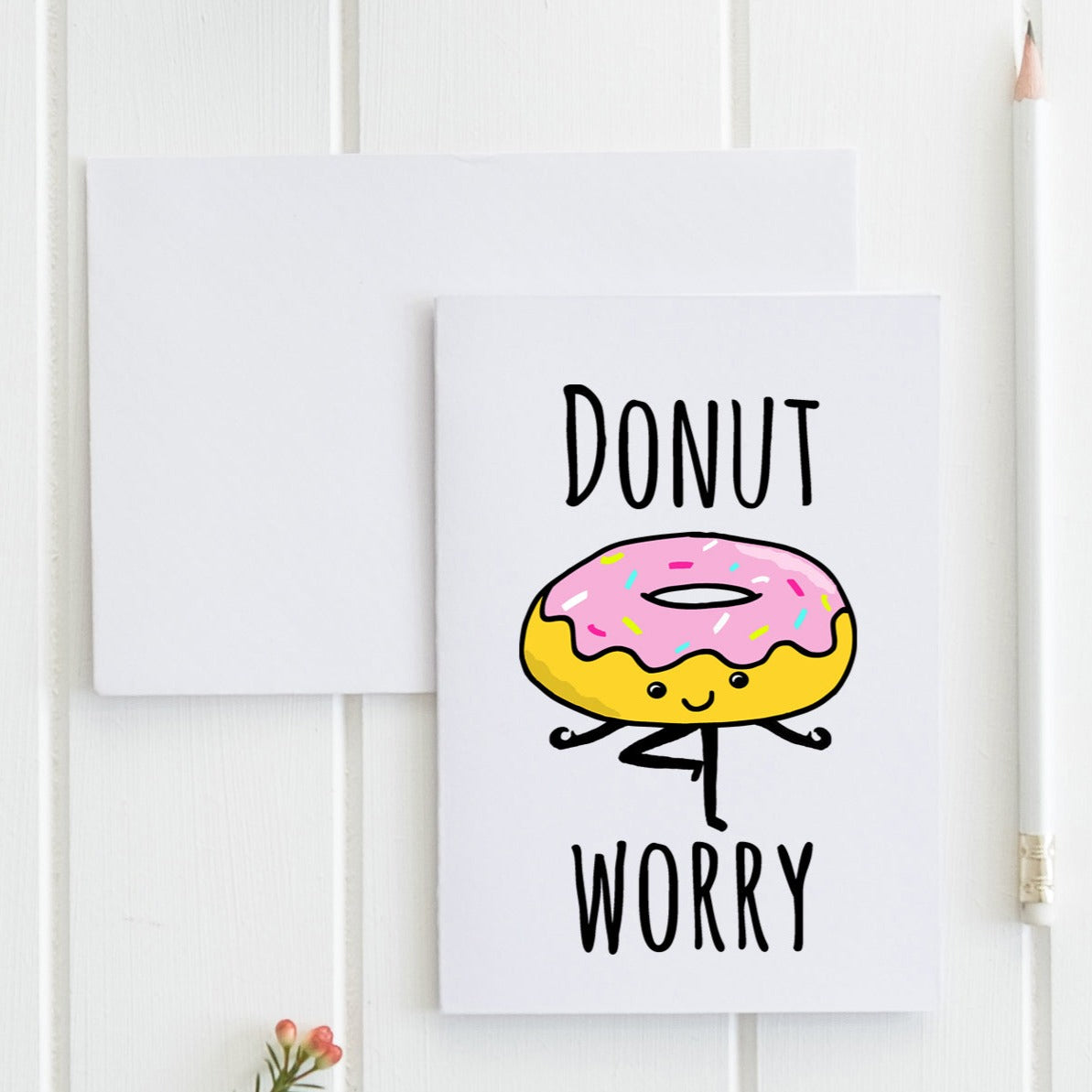 SALE - Donut Worry - Greeting Card