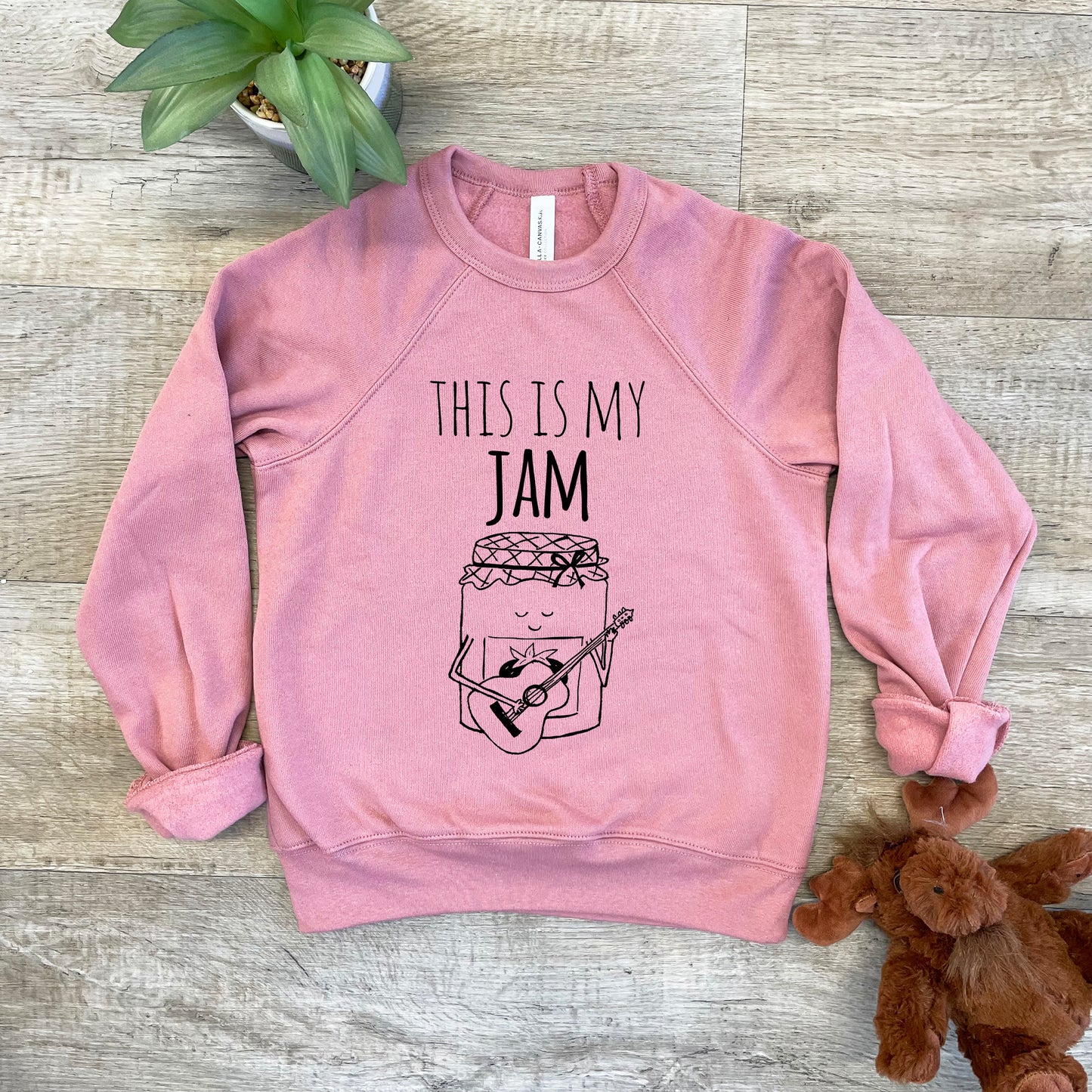 This Is My Jam - Kid's Sweatshirt - Heather Gray or Mauve