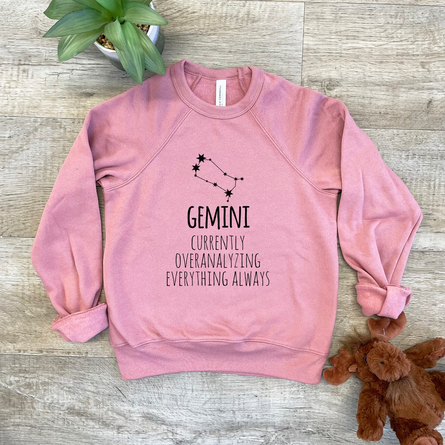 Gemini - Kid's Sweatshirt - Heather Gray or Mauve