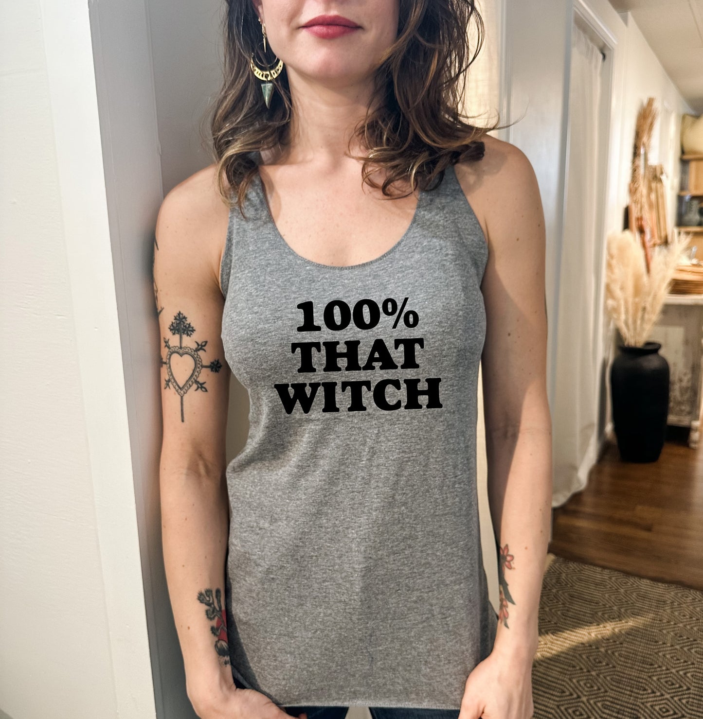 100% That Witch - Women's Tank - Heather Gray, Tahiti, or Envy
