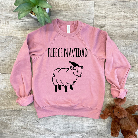 Fleece Navidad - Kid's Sweatshirt - Heather Gray or Mauve