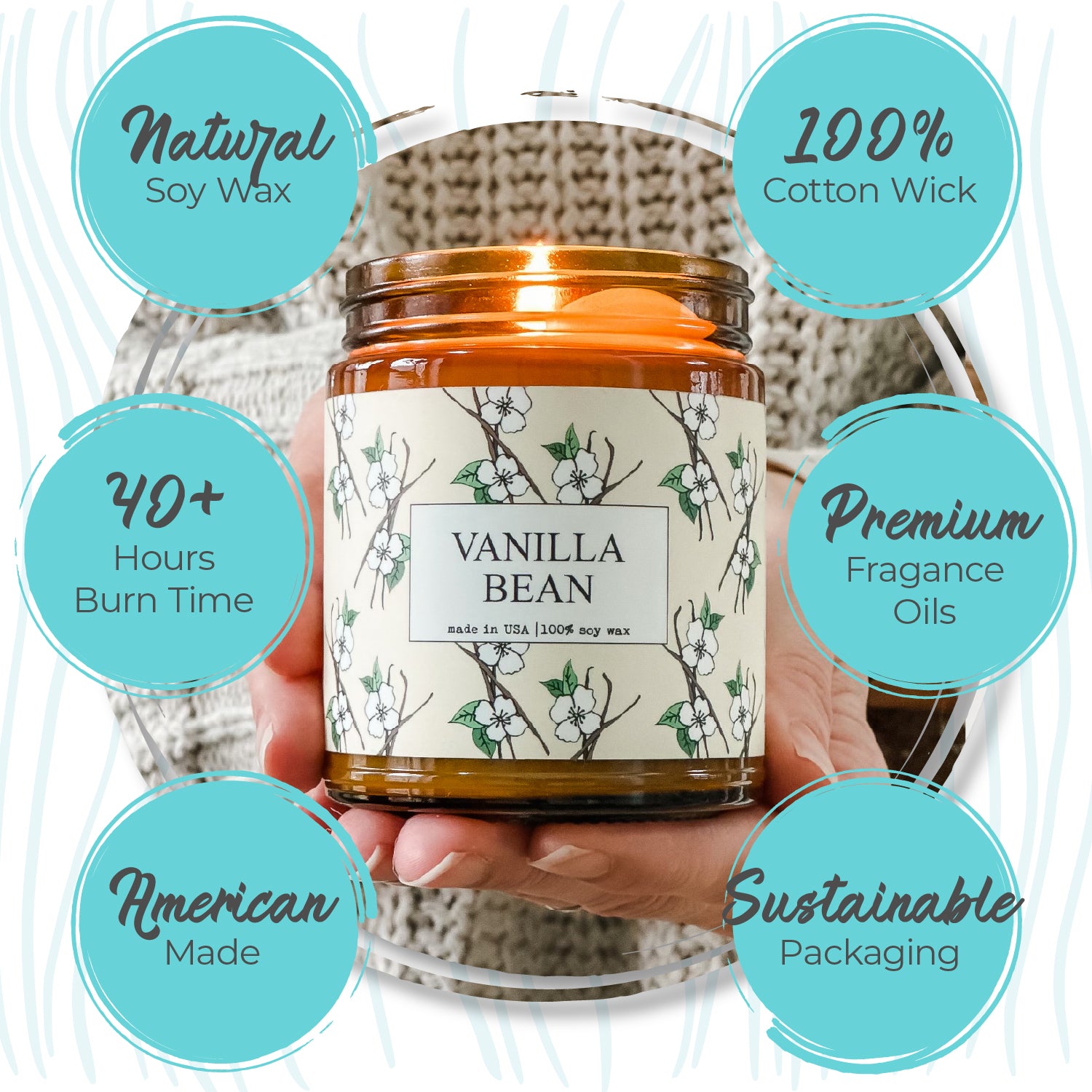 Soy Candle Stickers - 421 Results