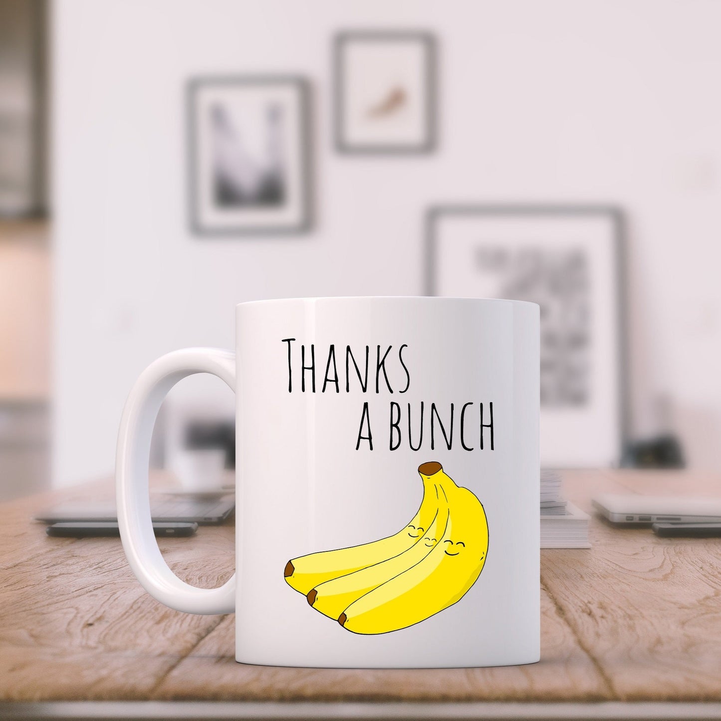 SALE - Thanks A Bunch (Bananas) - 11oz Ceramic Mug