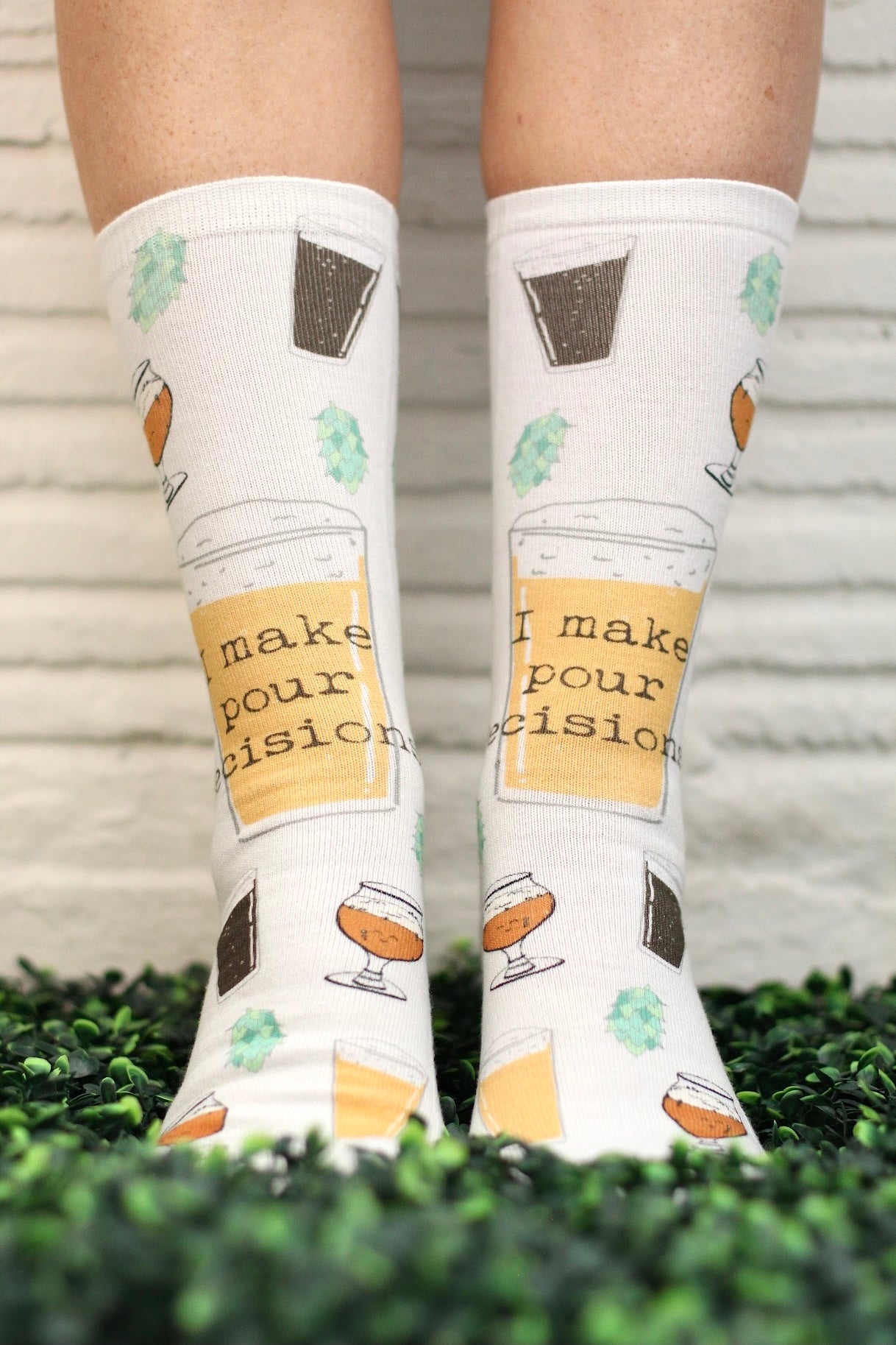 I Make Pour Decisions - Novelty Socks - MoonlightMakers