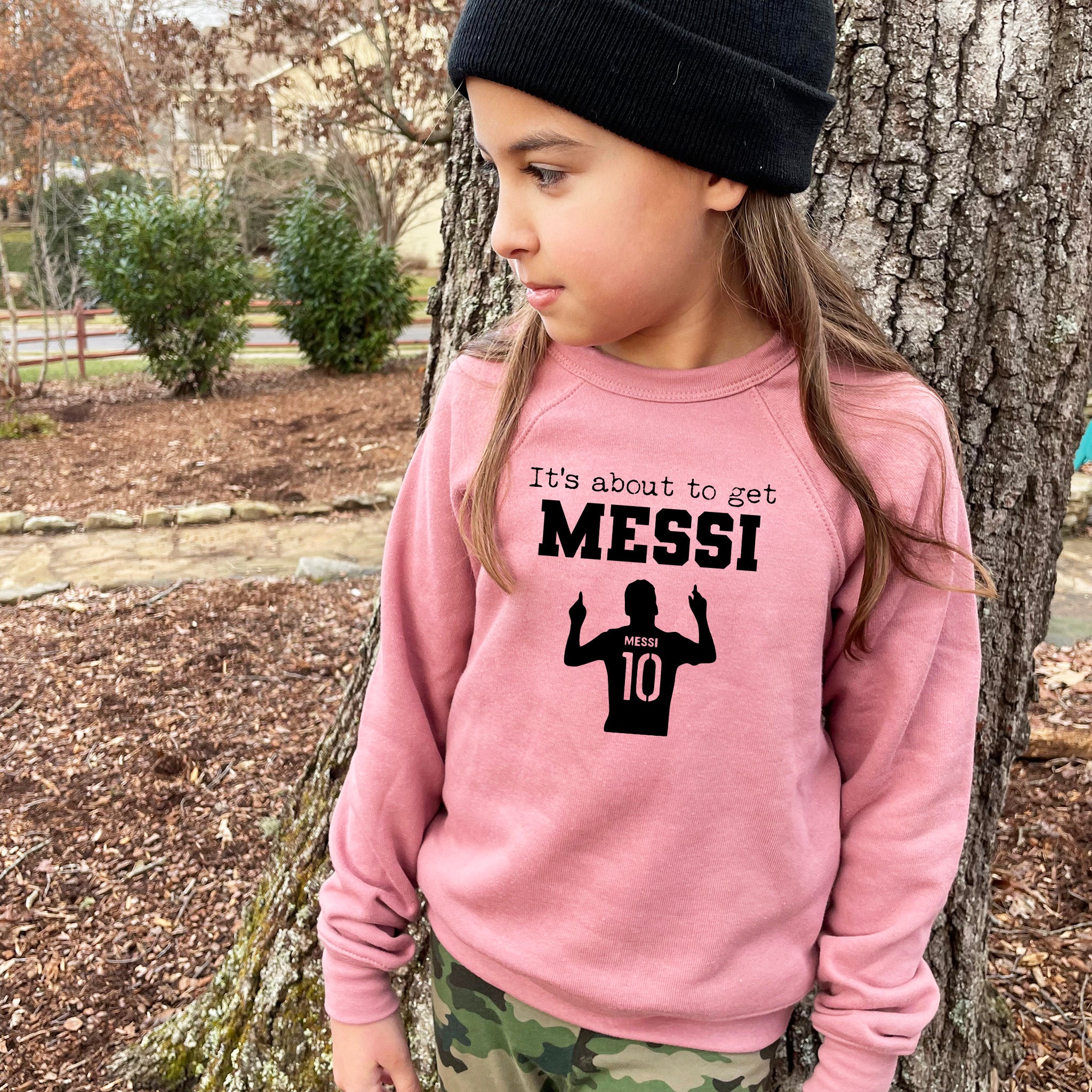 It's About To Get Messi (Soccer) - Kid's Sweatshirt