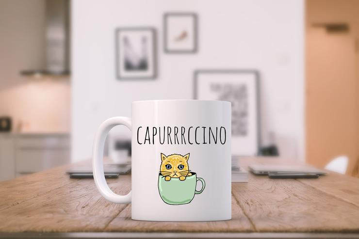 SALE - Capurrrccino - 11oz Ceramic Mug