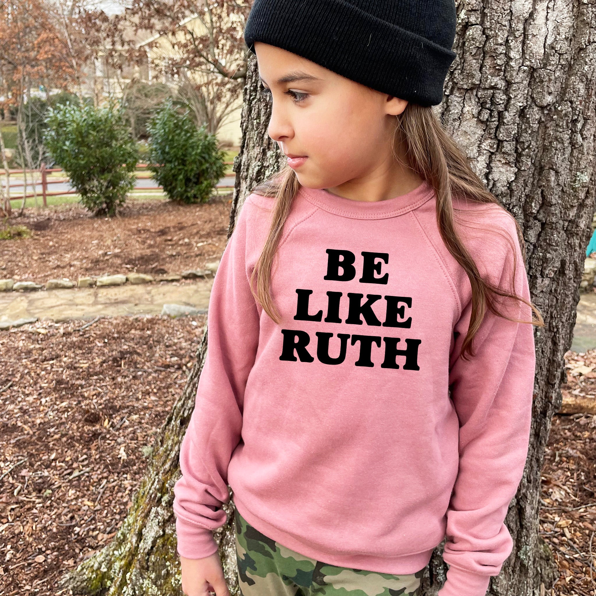 Be Like Ruth (Bader Ginsburg/ RBG) - Kid's Sweatshirt - Heather Gray o
