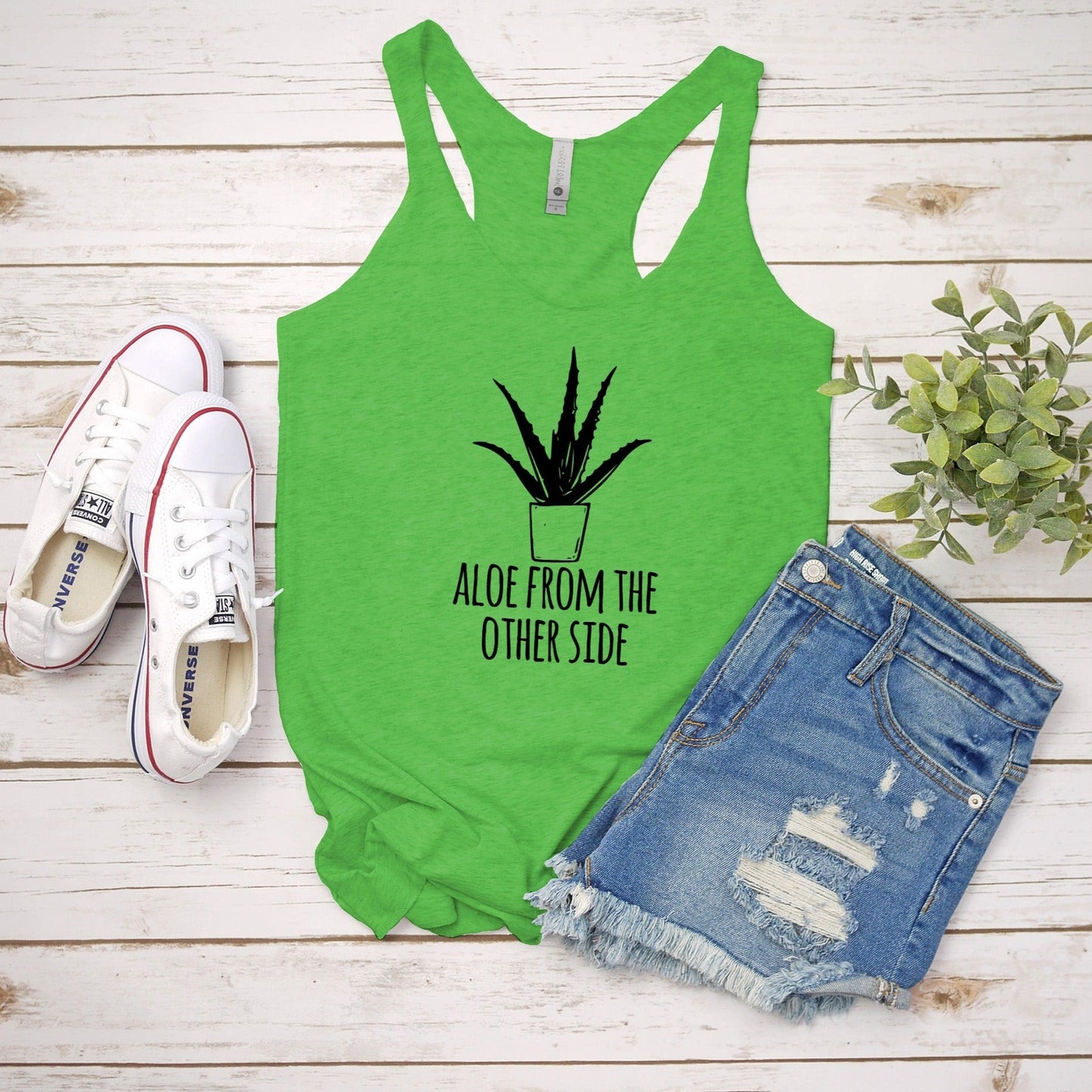 Aloe From The Other Side - Women's Tank - Heather Gray, Tahiti, or Envy