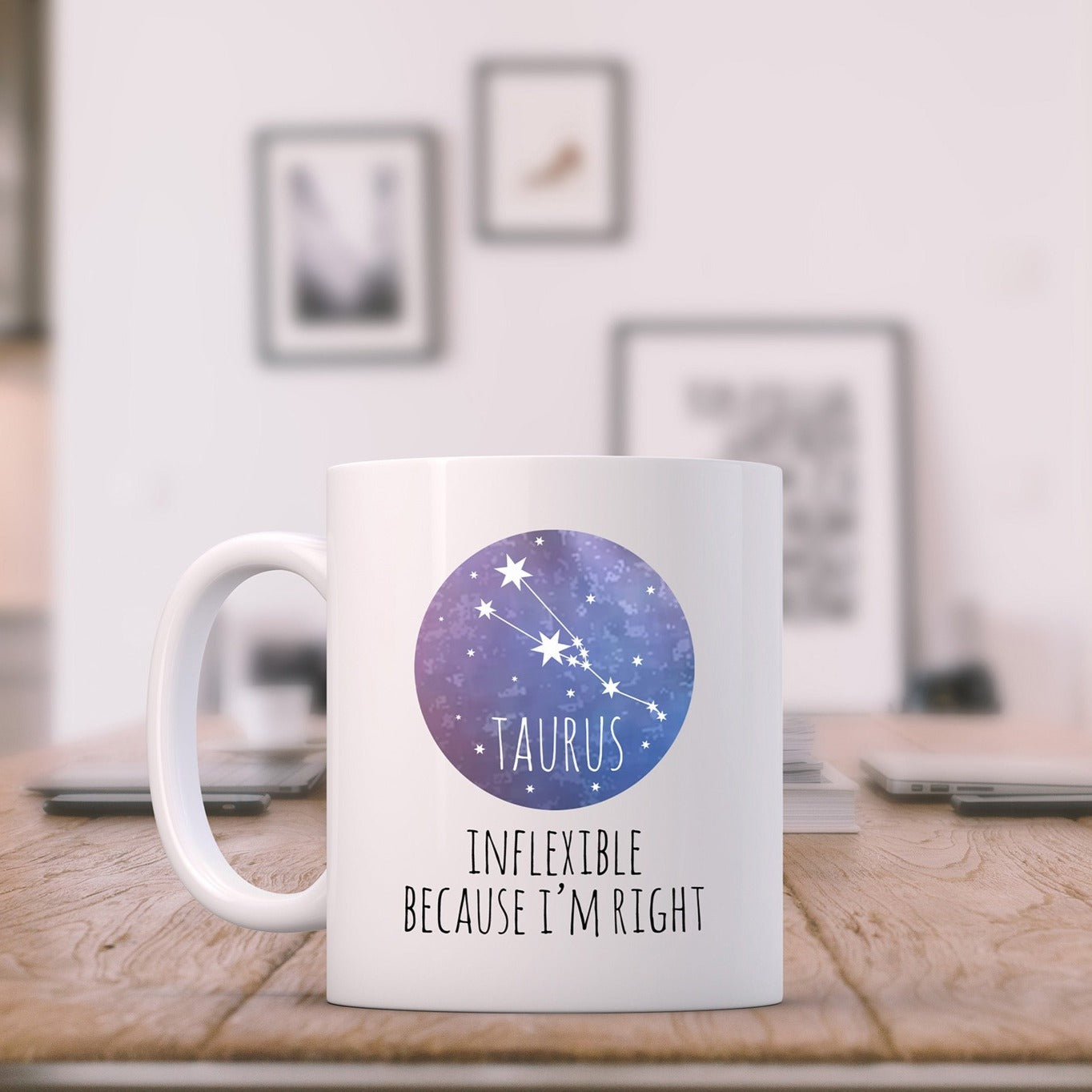 SALE - Taurus (Signs Of The Zodiac) - 11oz Ceramic Mug - MoonlightMakers