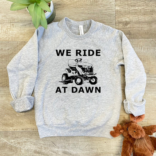 We Ride At Dawn - Kid's Sweatshirt - Heather Gray or Mauve