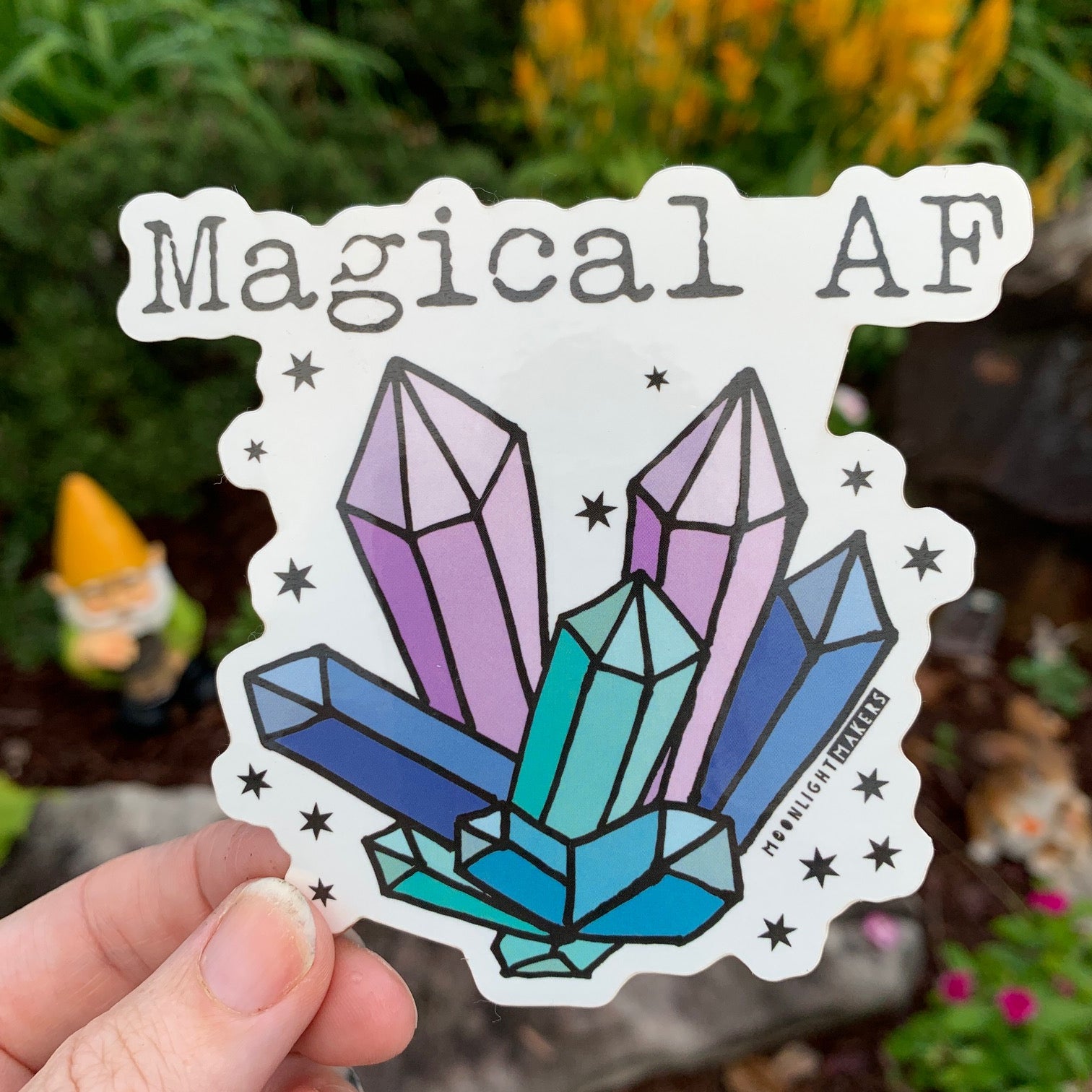 Magical AF - Die Cut Sticker - MoonlightMakers