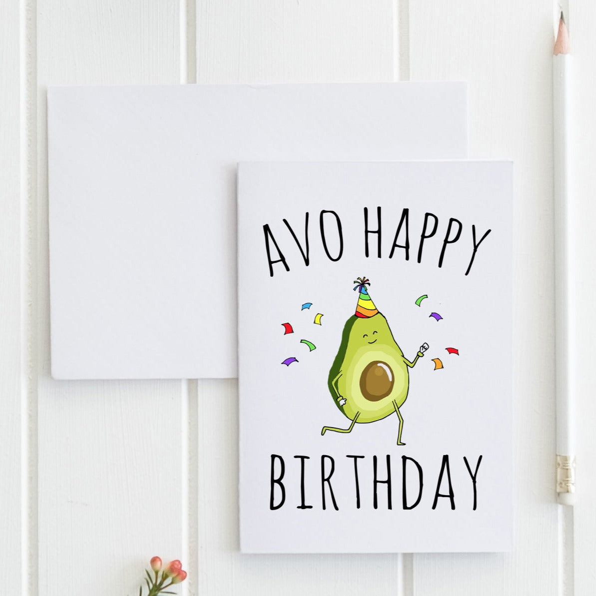 SALE - Avo Happy Birthday - Greeting Card