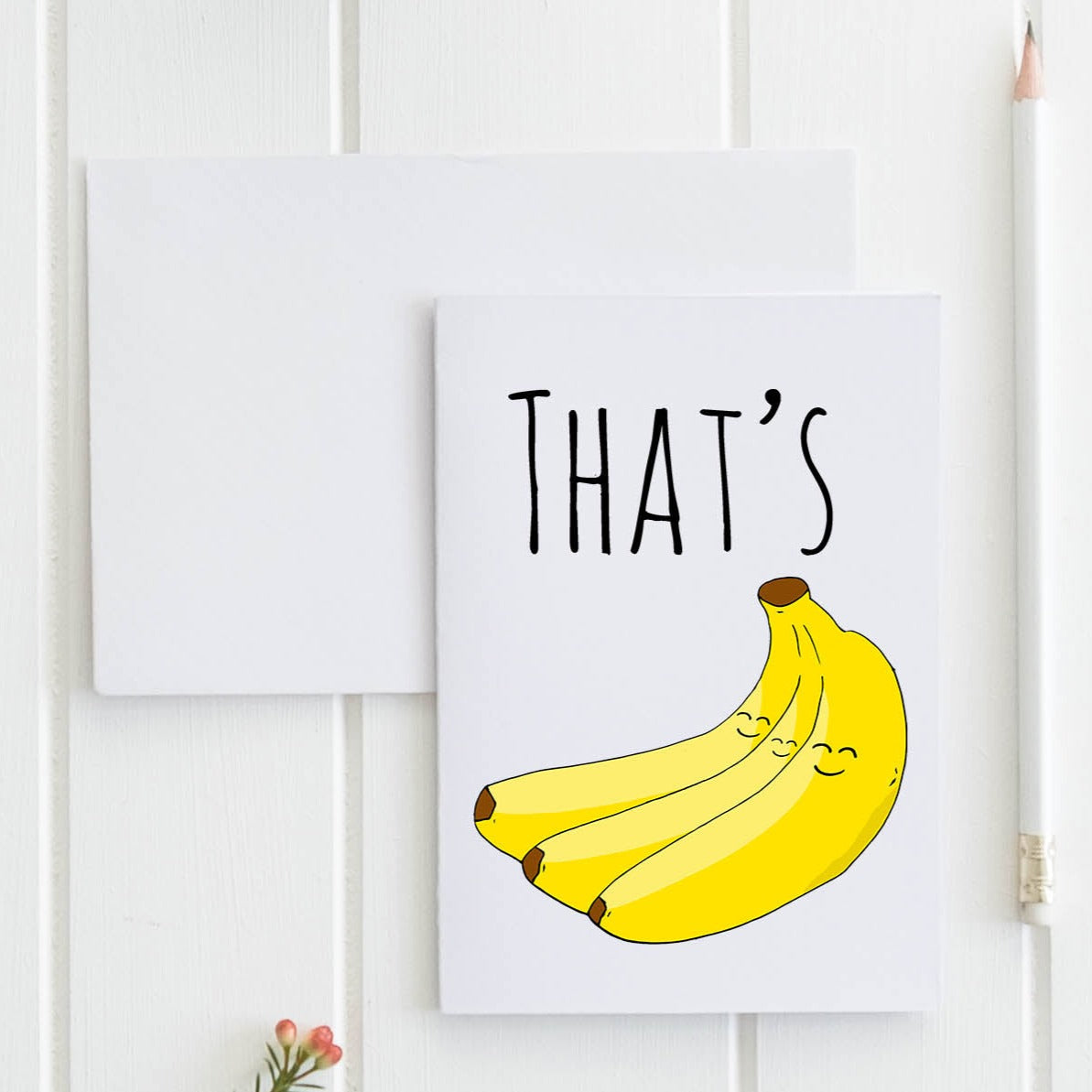 SALE - That's Bananas - Greeting Card