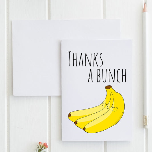 SALE - Thanks A Bunch - Greeting Card