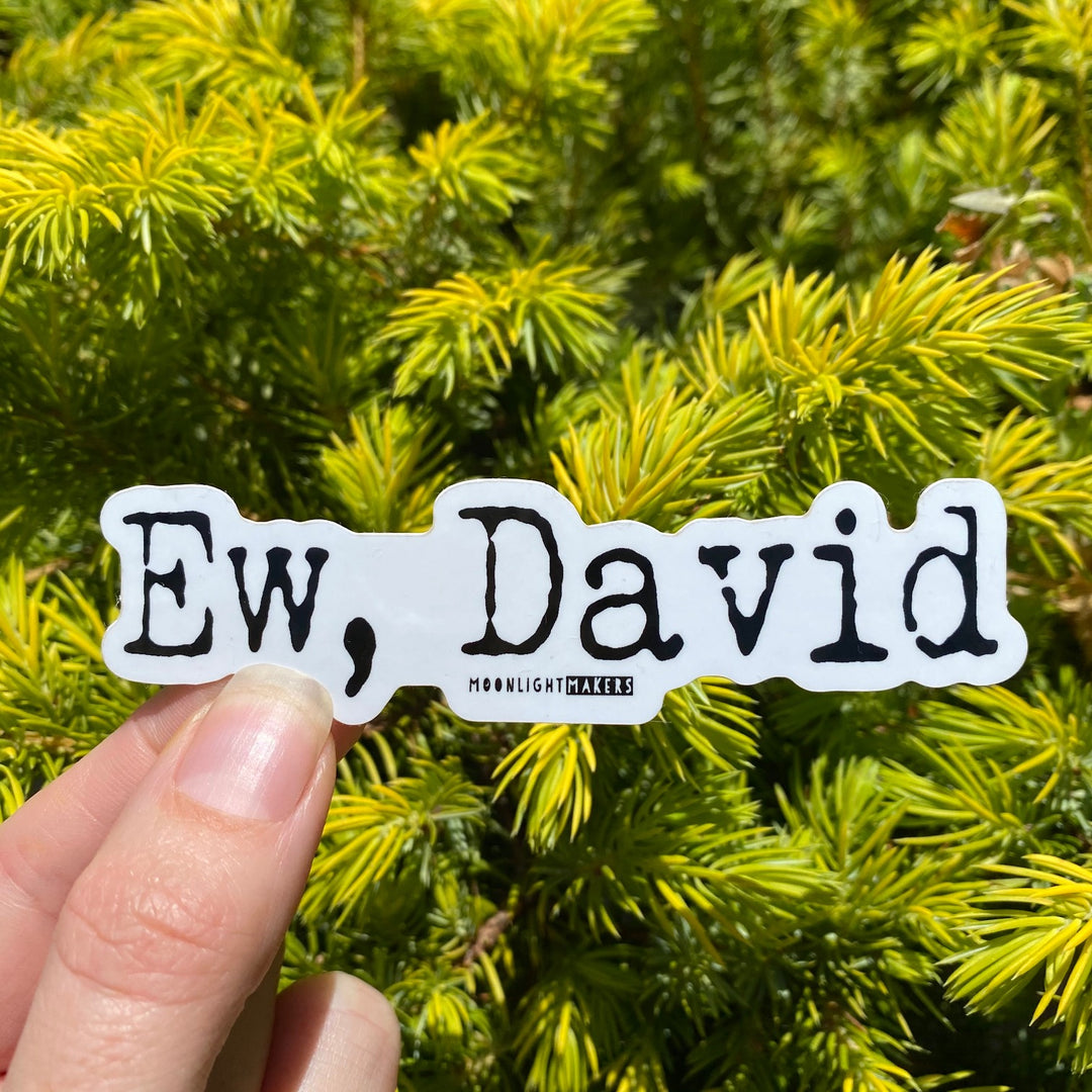 Ew David (Schitt's Creek) - Die Cut Sticker - MoonlightMakers