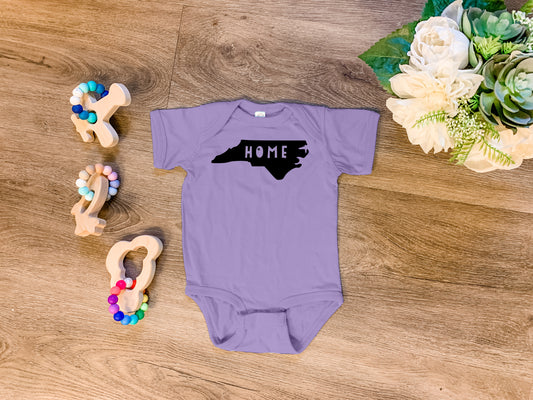 Home (North Carolina) - Onesie - Heather Gray, Chill, or Lavender