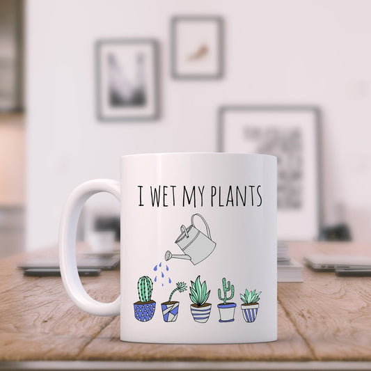 I Wet My Plants (Gardening) - 11oz Ceramic Mug