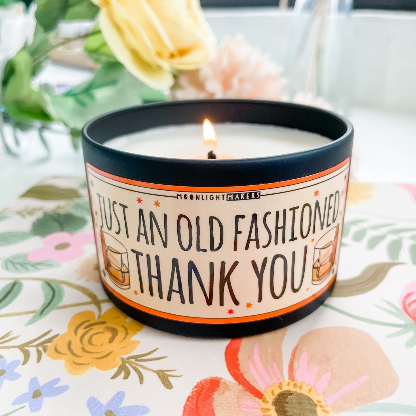 Just An Old Fashioned Thank You - 8oz Candle - Choose Your Scent - 100% Natural Soy Wax