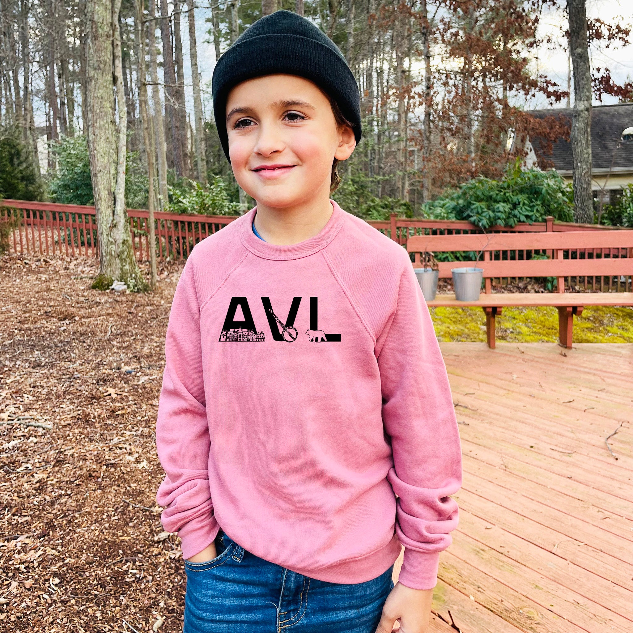 AVL (Asheville) - Kid's Sweatshirt