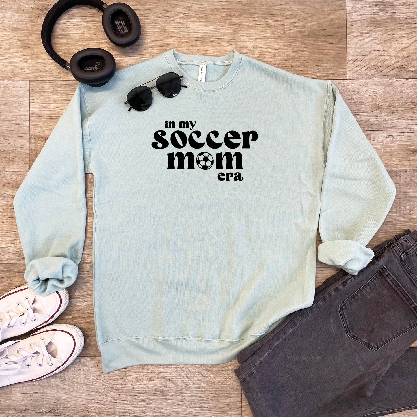 In My Soccer Mom Era - Unisex Sweatshirt - Heather Gray or Dusty Blue