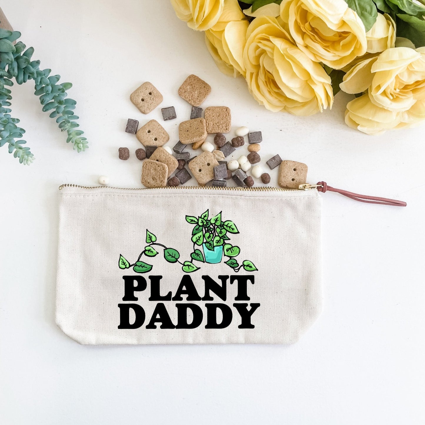 Plant Daddy - Canvas Zipper Pouch