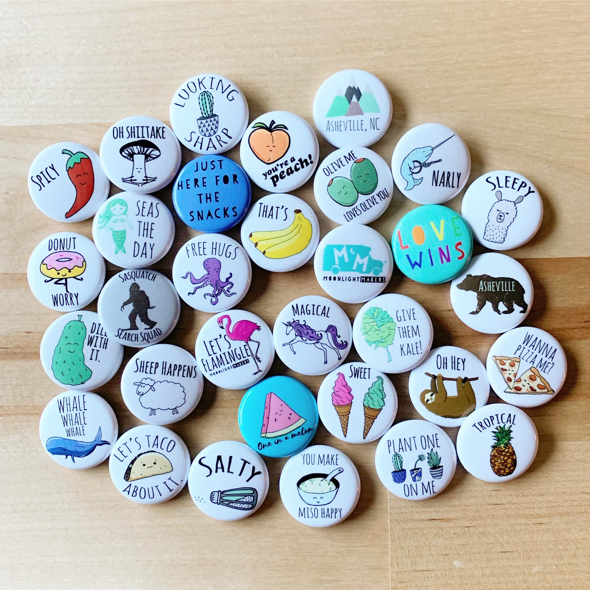 Choose 5 1 Pins - Mix and Match from Selection