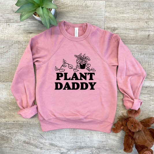 Plant Daddy - Kid's Sweatshirt - Heather Gray or Mauve