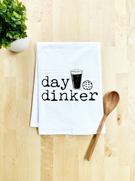 Day Dinker Dish Towel - White Or Gray