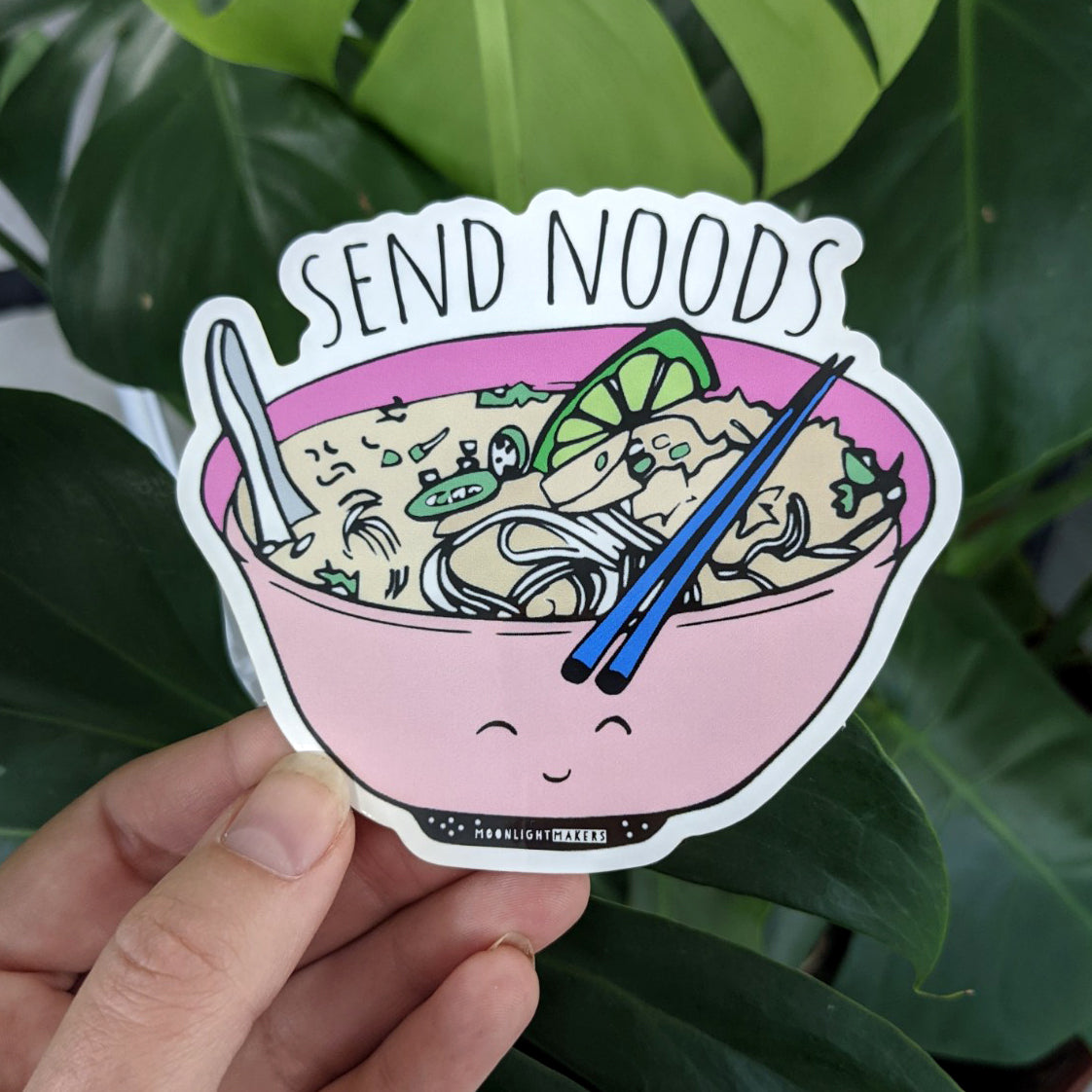 Send Noods - Die Cut Sticker - MoonlightMakers