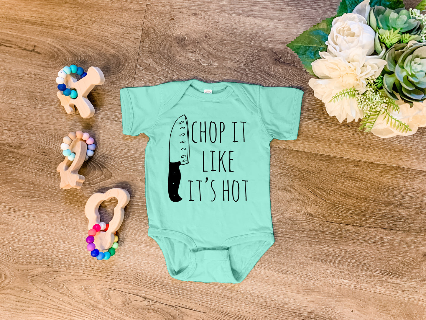 Chop It Like It's Hot - Onesie - Heather Gray, Chill, or Lavender
