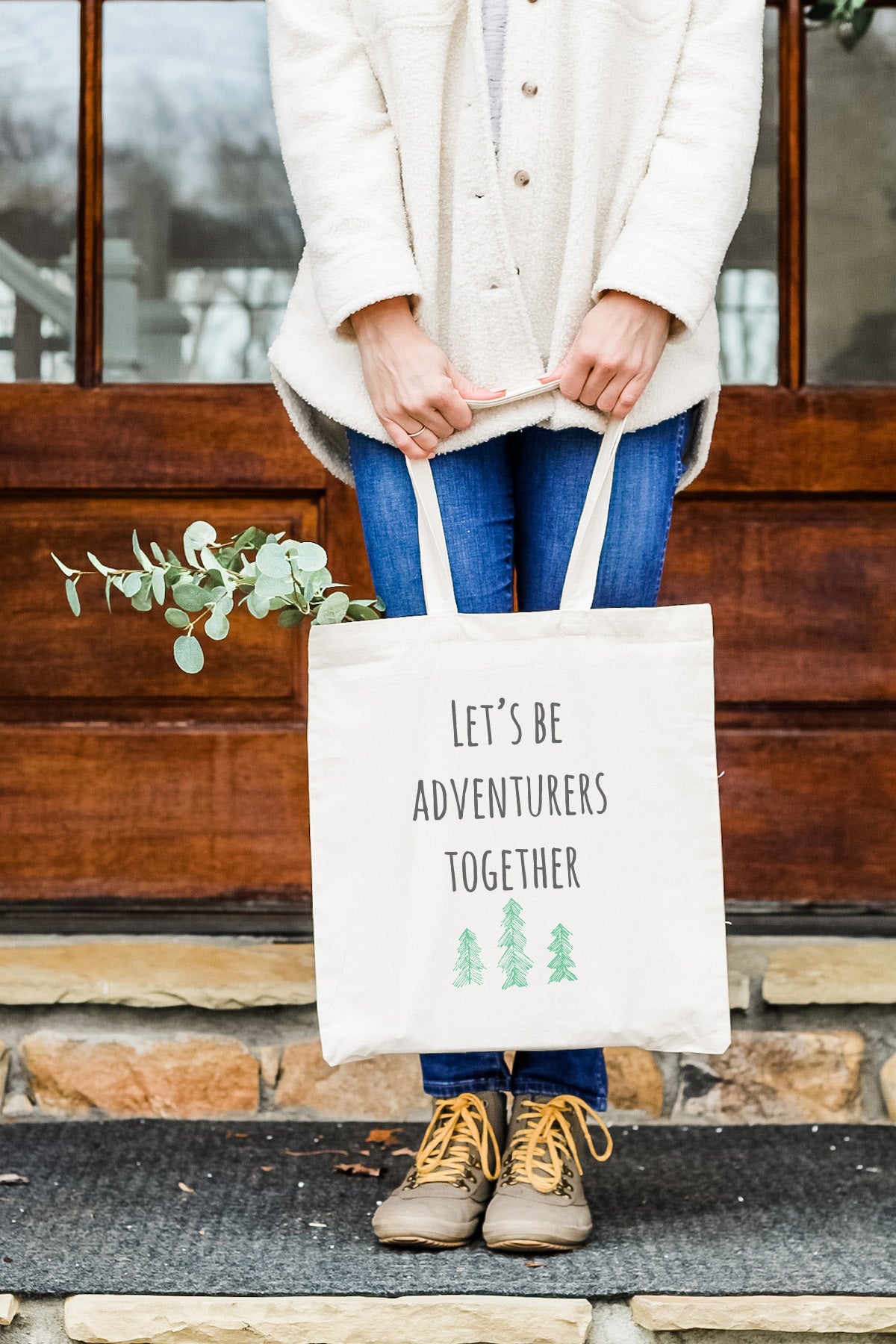 Let's Be Adventurers Together - Full Color Tote - MoonlightMakers
