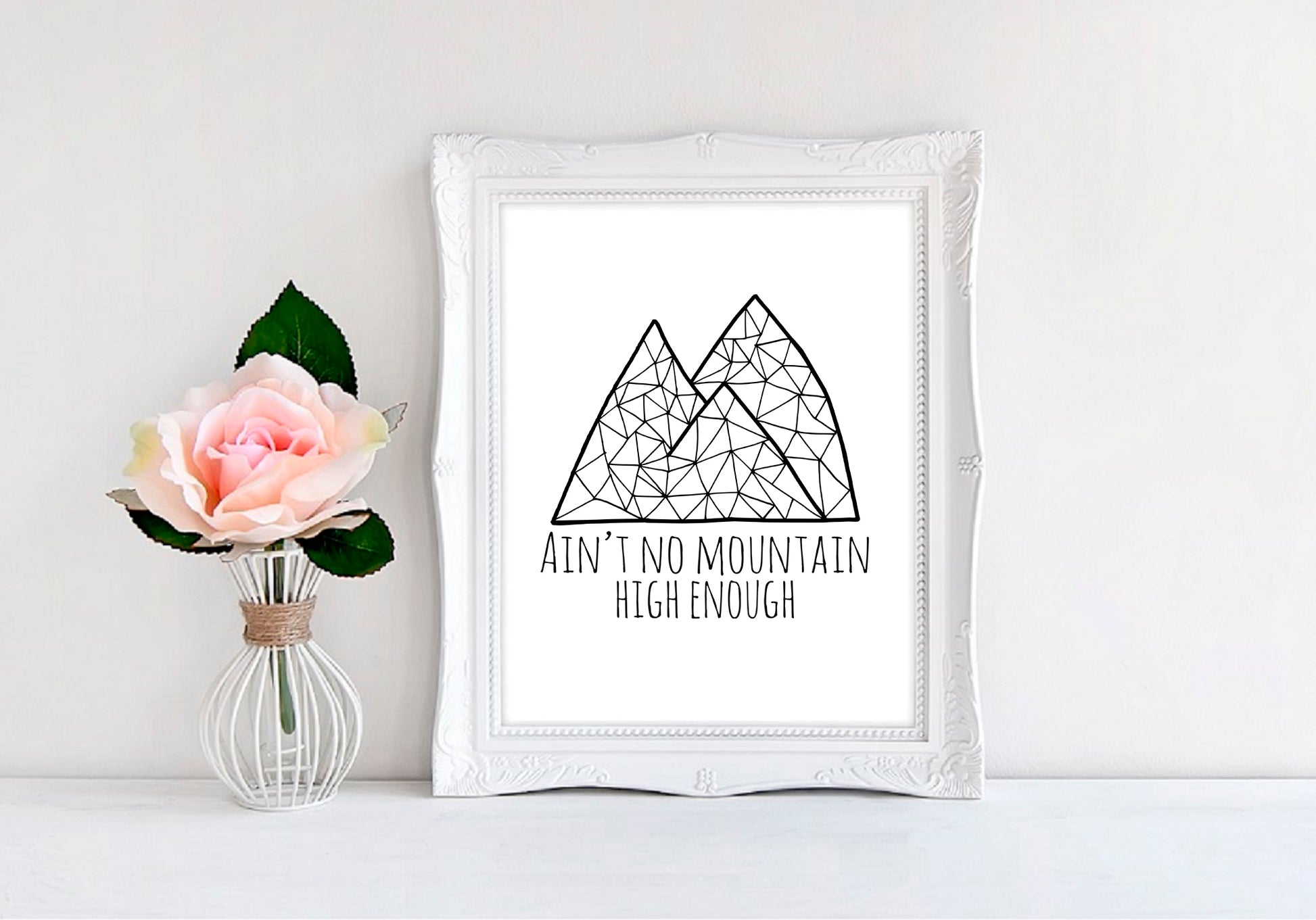 Ain't No Mountain High Enough - 8"x10" Wall Print - MoonlightMakers