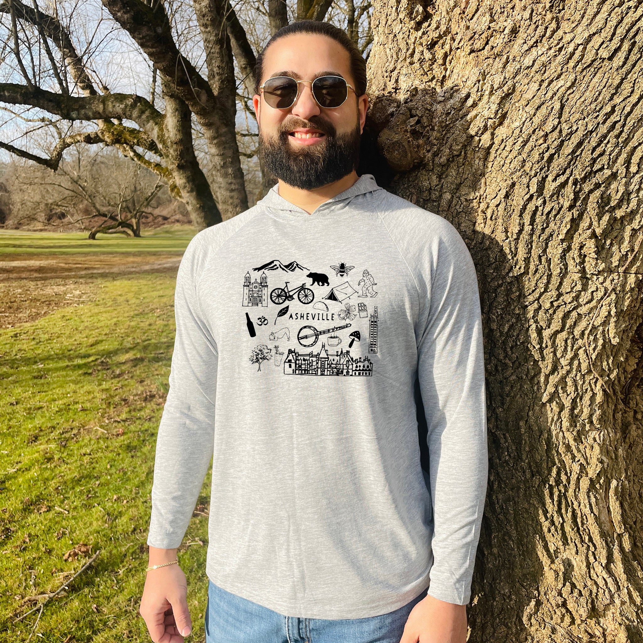 Asheville Collage - Unisex T-Shirt Hoodie