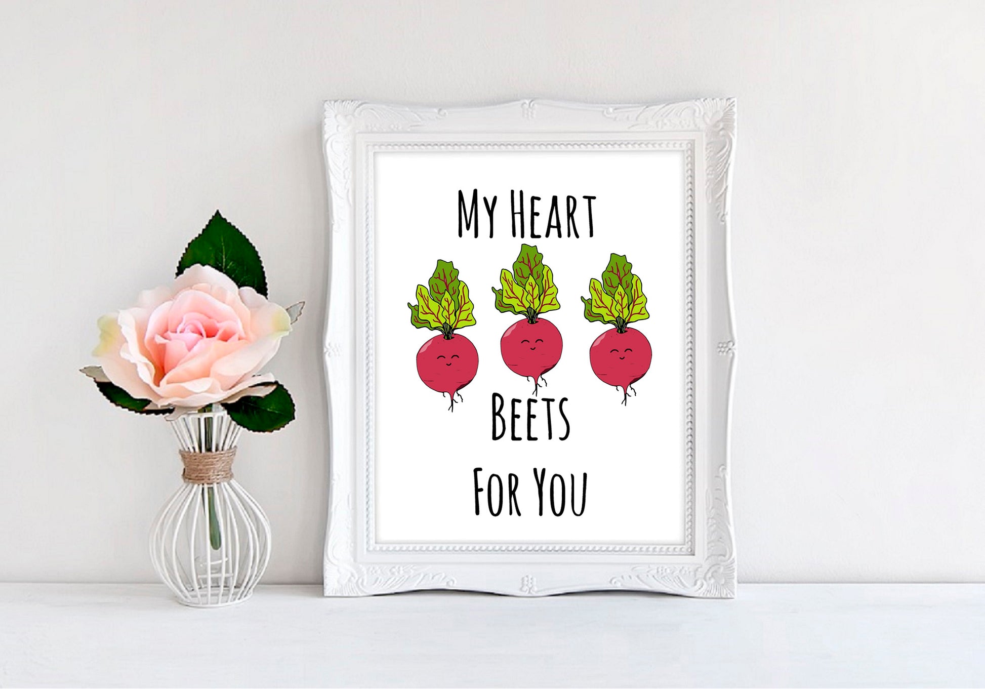 My Heart Beets For You - 8"x10" Wall Print - MoonlightMakers