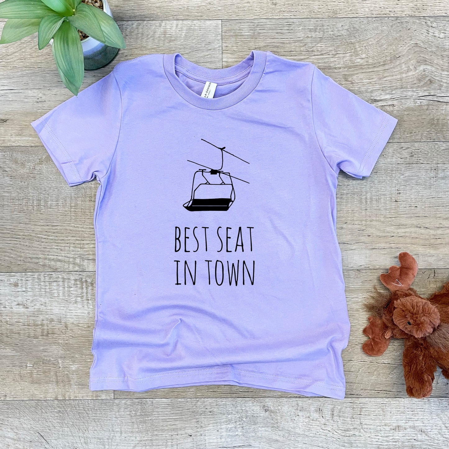 Best Seat In Town - Kid's Tee - Columbia Blue or Lavender