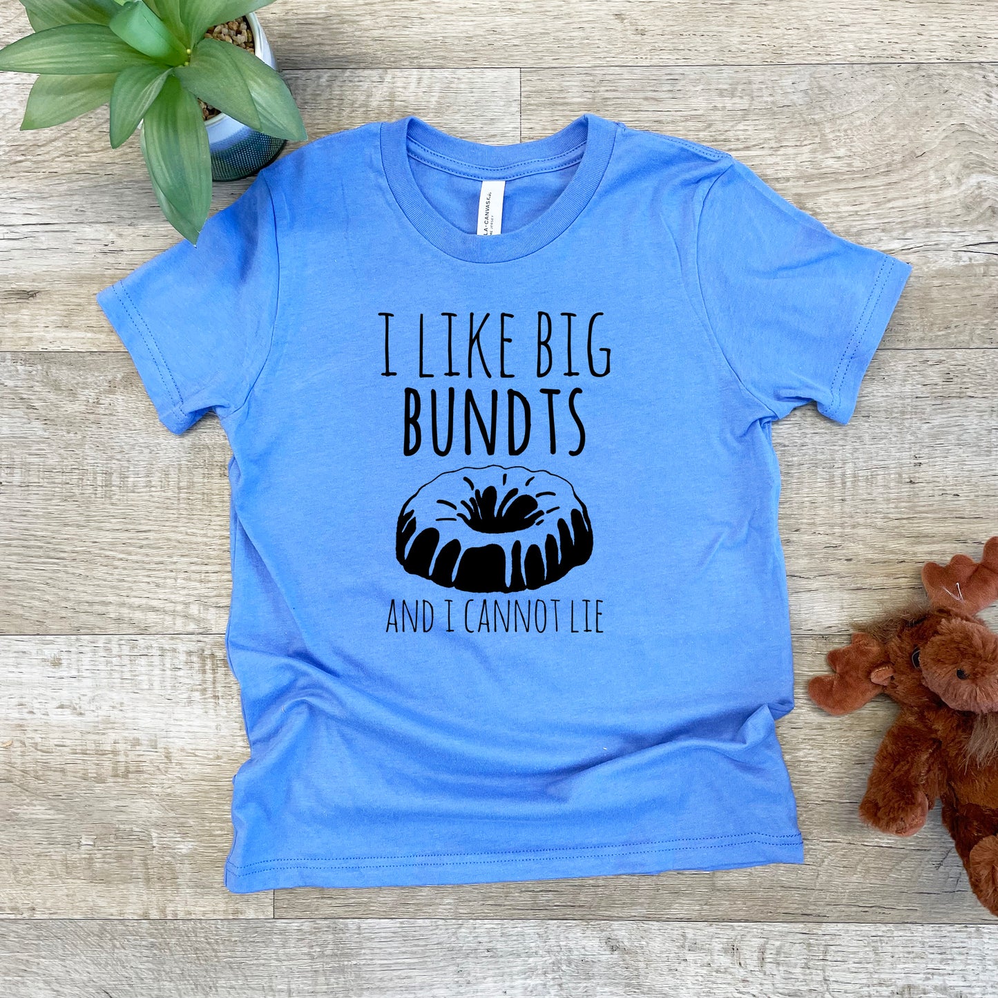 I Like Big Bundts and I Cannot Lie - Kid's Tee - Columbia Blue or Lavender