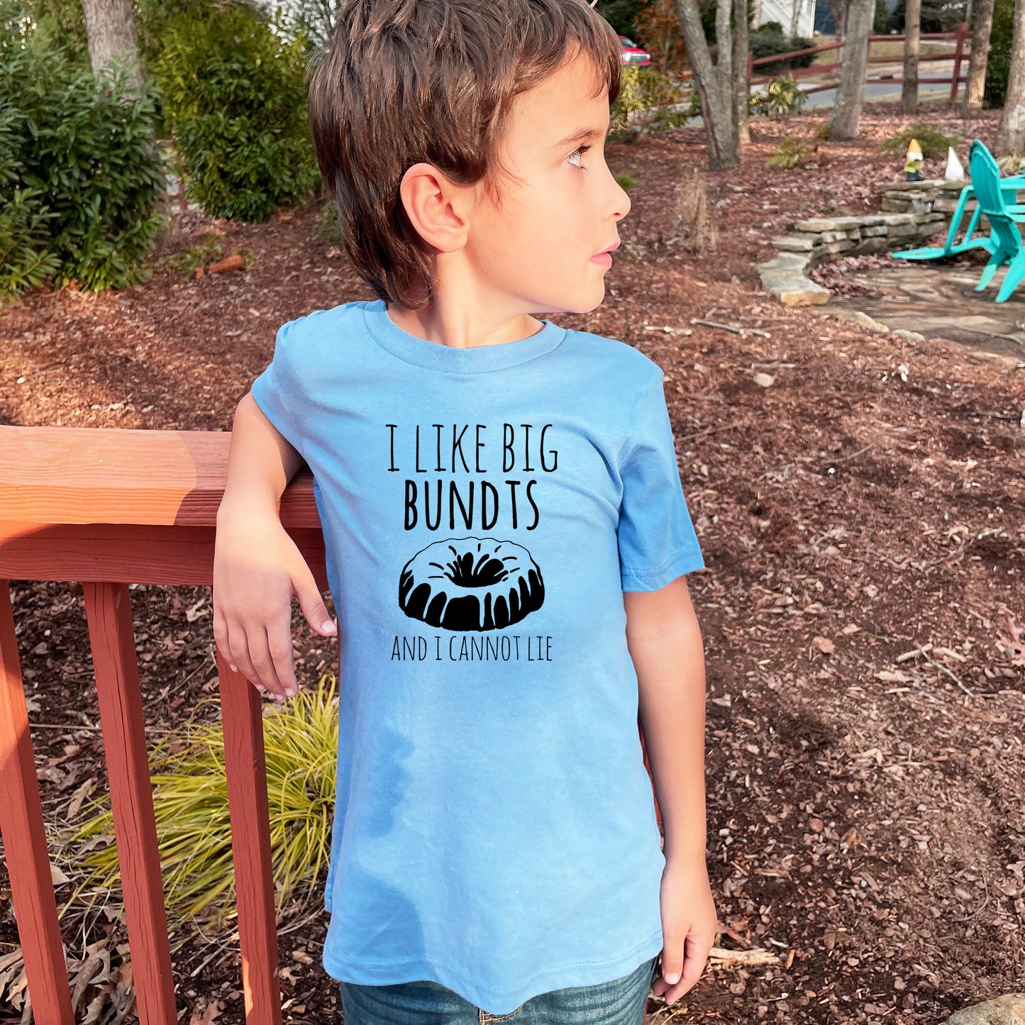 I Like Big Bundts and I Cannot Lie - Kid's Tee - Columbia Blue or Lavender