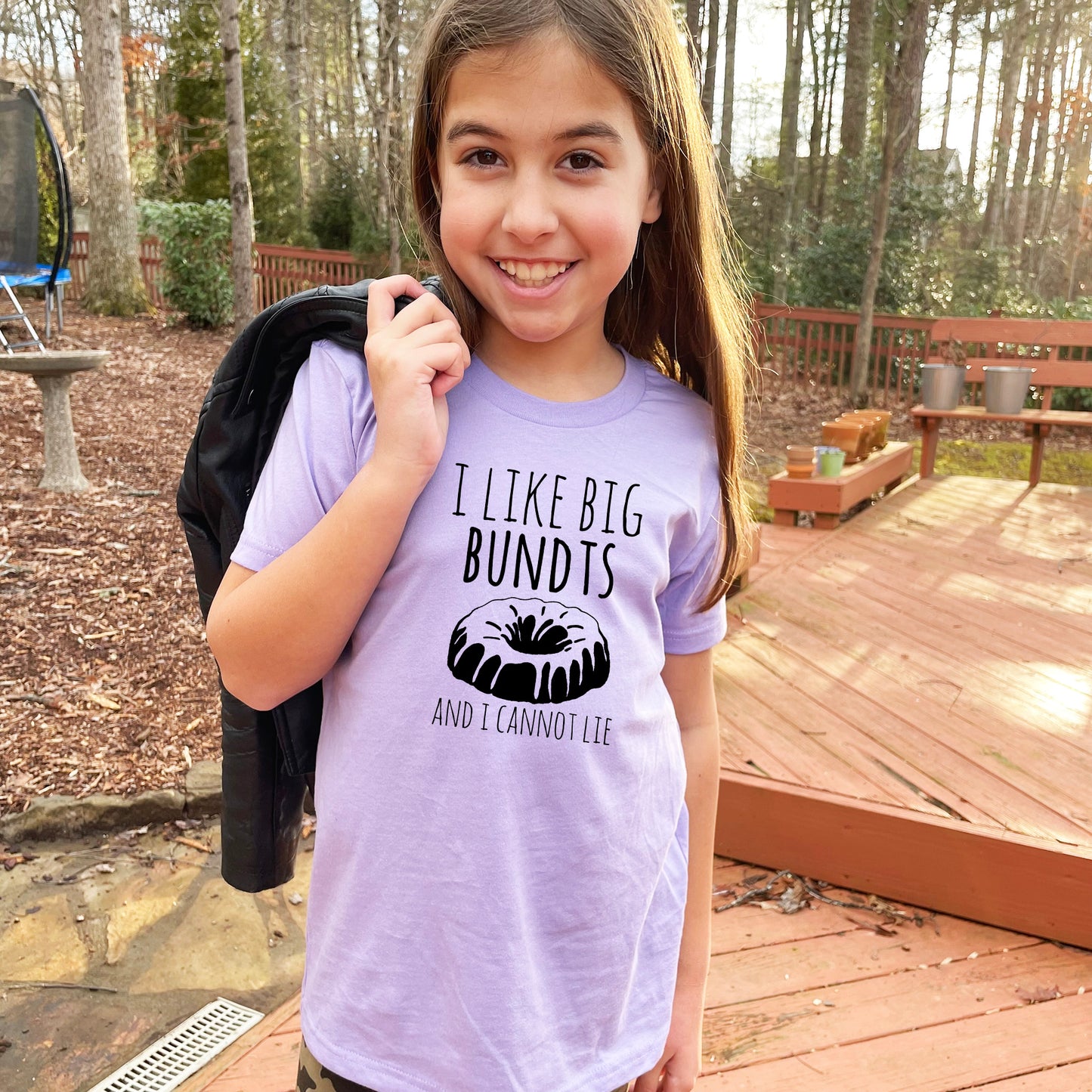 I Like Big Bundts and I Cannot Lie - Kid's Tee - Columbia Blue or Lavender