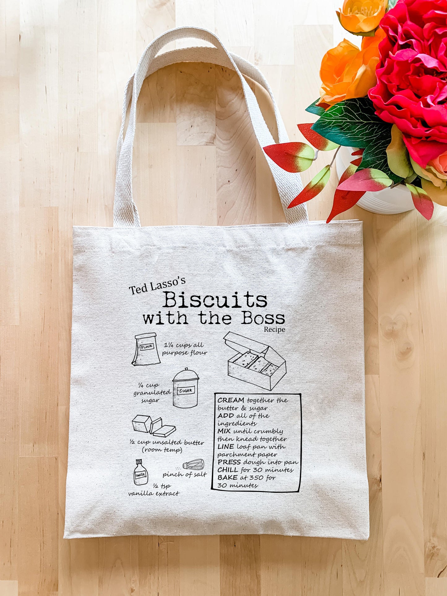 Biscuits With The Boss (Ted Lasso) - Tote Bag - MoonlightMakers