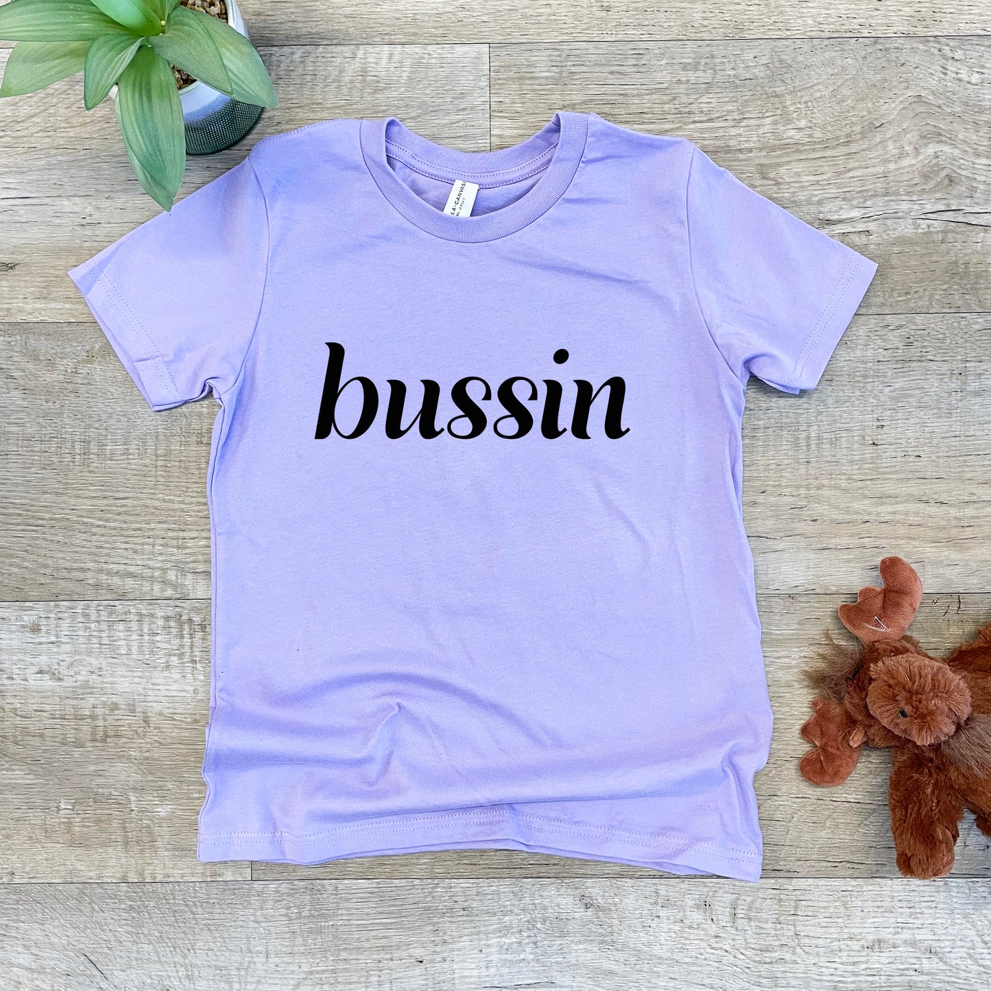 Bussin - Kid's Tee - Columbia Blue or Lavender