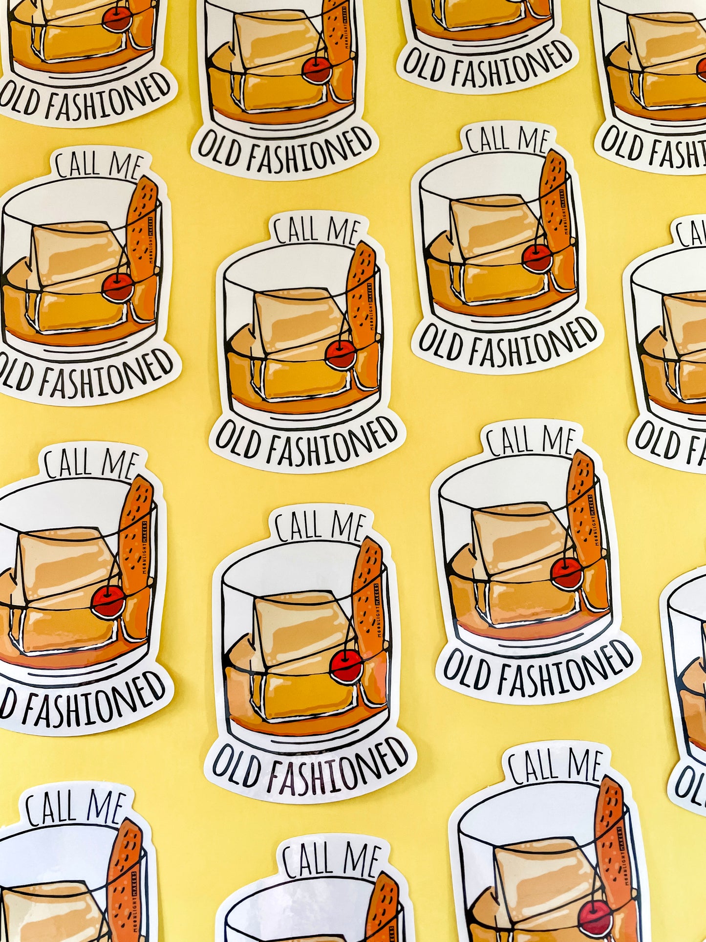 Call Me Old Fashioned - Die Cut Sticker - MoonlightMakers
