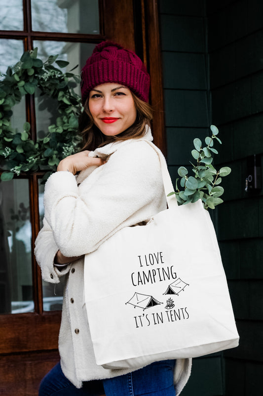 I Love Camping It's In Tents - Tote Bag - MoonlightMakers