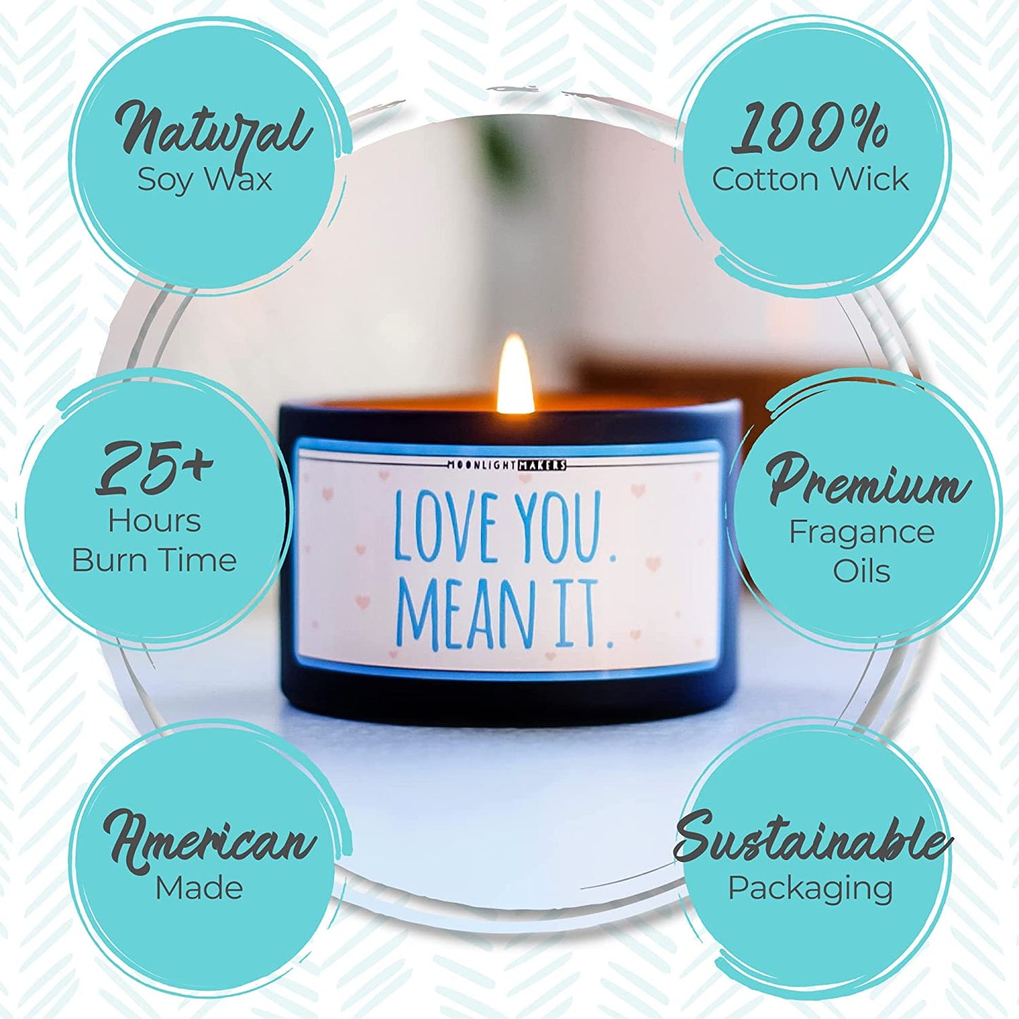 Go Shawty It's Sherbert Day, Scented Candle (Lavender & Driftwood Scent) - MoonlightMakers