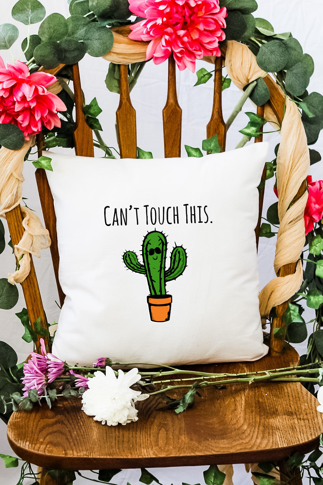 Can't Touch This - Decorative Throw Pillow - MoonlightMakers