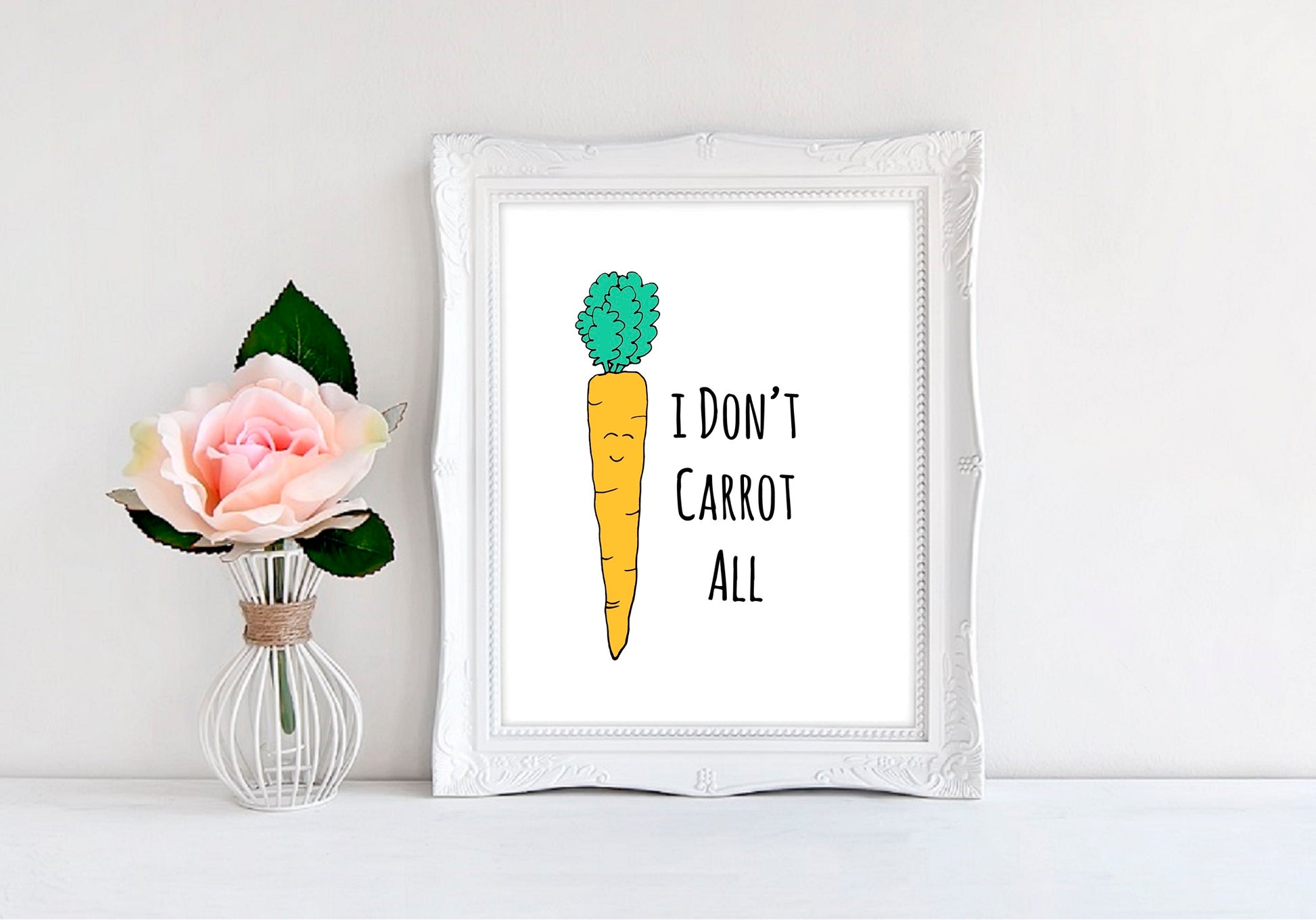 I Don't Carrot All - 8"x10" Wall Print - MoonlightMakers