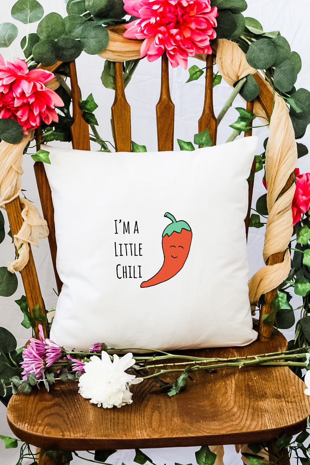 I'm A Little Chili - Decorative Throw Pillow - MoonlightMakers