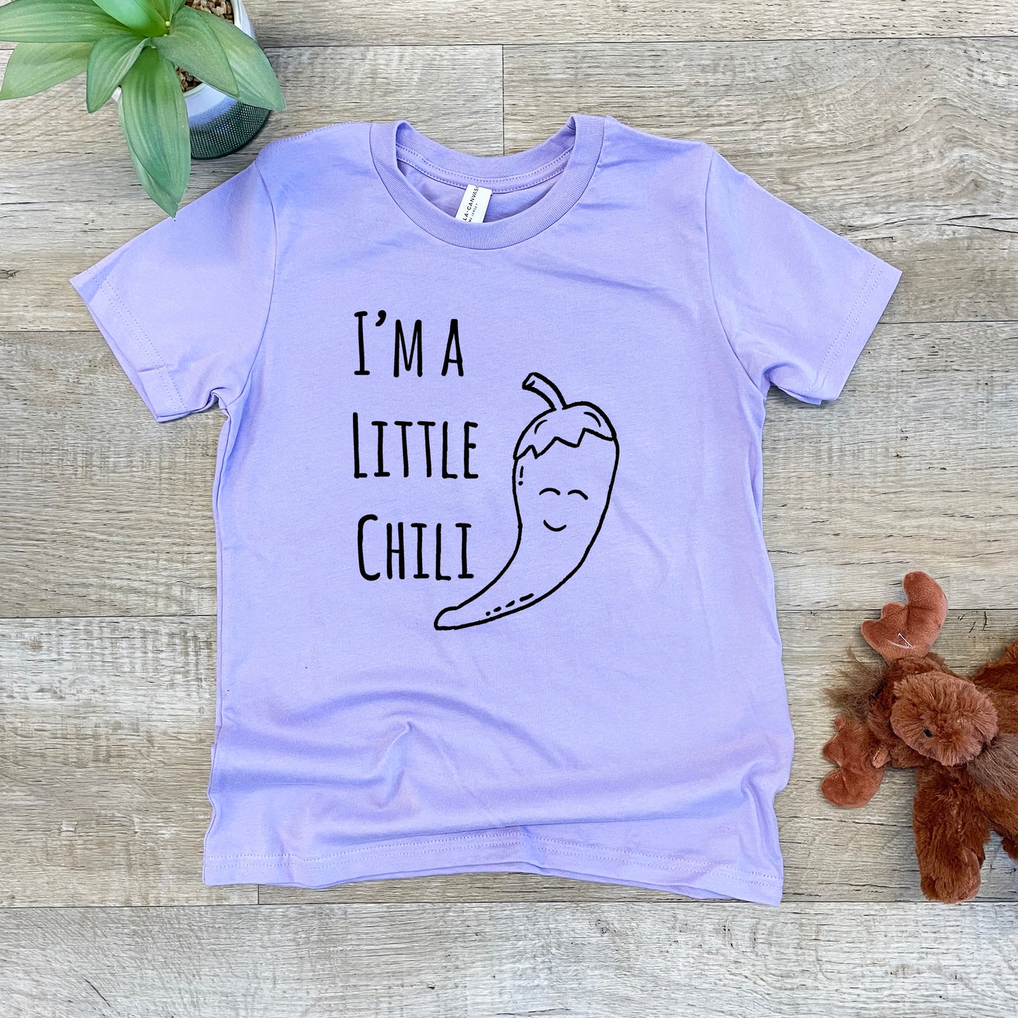 I'm A Little Chili - Kid's Tee - Columbia Blue or Lavender